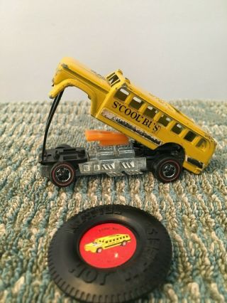 Vintage 1970 Mattel Inc.  Hot Wheels THE HEAVY WEIGHTS S ' COOL BUS with/HW Badge 3