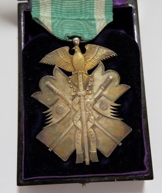 Ww2 Japanese Order Of Golden Kite 7th Class Badge Japan Medal Sterling Silver