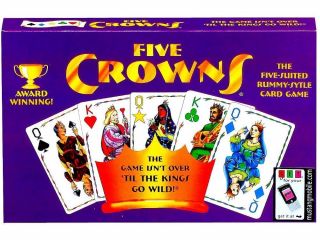 Five Crowns Family Card Game Birthday Xmas Gift More Fun Board Games In Store