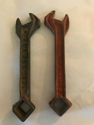 Set Of 2 Vintage Planet Jr.  No.  3 Farm Wrench Tool Implement