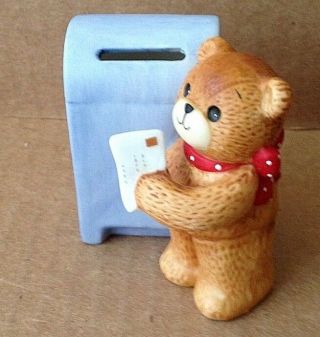 1983 Enesco Lucy Rigg Lucy & Me Bear Mailing A Letter