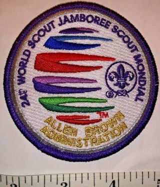 Allen Brown Administration Executive Committee Badge 2019 World Scout Jamboree