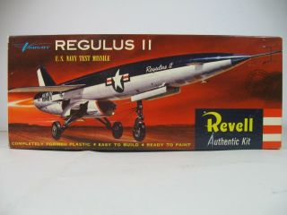 1958 Vintage Revell " S " Kit 1/68 Regulus Ii Missile H - 1815:79 (first Issue)