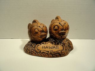 Vintage Treasure Craft Fish Salt And Pepper Shakers Hawaii
