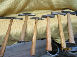 Vintage Collectable Silversmith Jewelers,  Metal Forming Hammers
