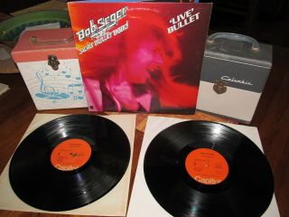 Bob Seger & The Silver Bullet Band Vinyl Lp Set Live Bullet 1976 Capitol