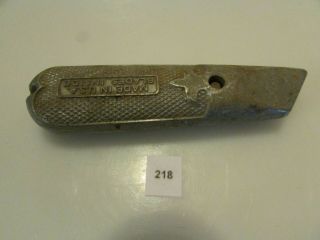 Vintage STANLEY No.  299 Utility Knife MADE IN U.  S.  A.  Fixed Blade Box Cutter Tool 3