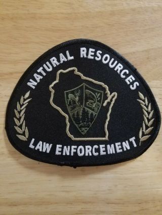 Wisconsin Dnr Warden / Ranger Patch / Wi Police Sheriff