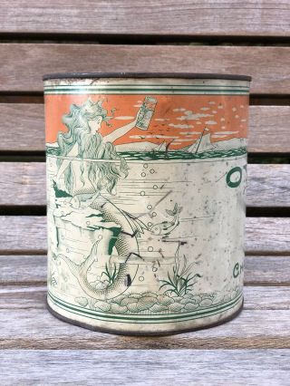 Chas.  Neubert & Co.  1 Gal.  Oyster Tin Can With Lid
