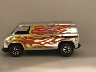 Hot Wheels 1976 Chrome Van Redlines With Black Interior Vhtf