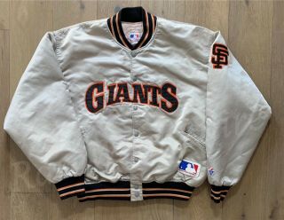 San Francisco Giants Vtg 80s 90s Starter Felco Jacket Jersey Xl
