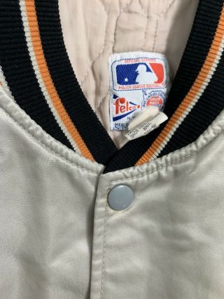 SAN FRANCISCO GIANTS Vtg 80s 90s Starter FELCO Jacket jersey Xl 3