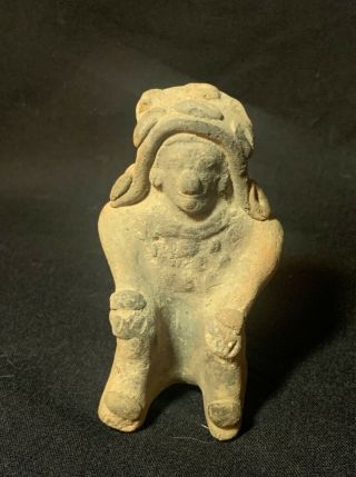 Pre Columbian Ecuador/colombia Tumaco La Tolita Pottery Figure Ca.  300bc - 300ad