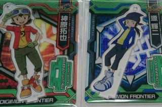 Digimon Acrylic De Card Frontier Takuya & Kouji
