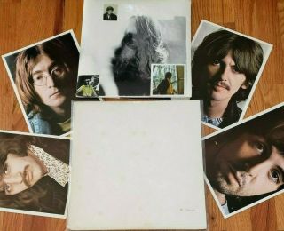 The Beatles White Album Numbered Swbo 101 Complete Set: Poster And 4 Pics