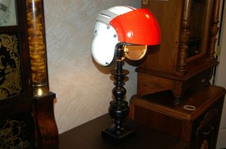 Trench Art Lamp Us Navy Type Helmet