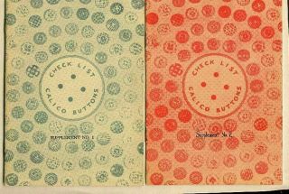2 Check Lists Of Calico Buttons Volume 1 & 2