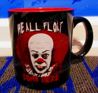 Pennywise It Float Clown Tim Curry Coffee Tea Mug Cup 20oz Halloween Horror