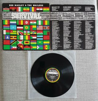 Bob Marley & The Wailers - Survival - Uk Issue On Island Records - 1979 - G.  Cond