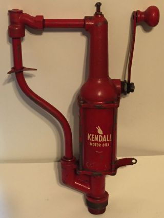 Vintage Antique Advertising Kendall Oil Pump Piece
