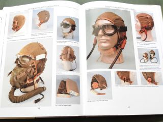 " Vtg Flying Helmets " Us British German Ww1 Ww2 Flight Cap Goggles Reference Book