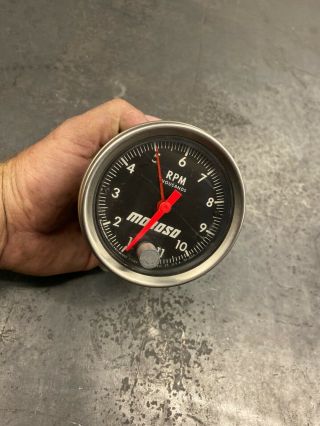 Vintage Moroso 10k Rpm Mechanical Tachometer