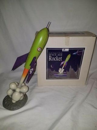Space Age Rocket - Desk Sculpture “ " Boltsblast” 1005 By Cool Rockets