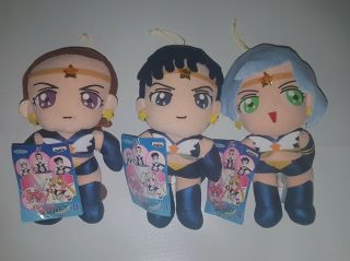 Sailor Moon Plush Dolls Banpresto Set Of 3 Sailor Stars