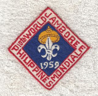 H903 10th World Scout Jamboree 1959 - Pocket Patch - Real