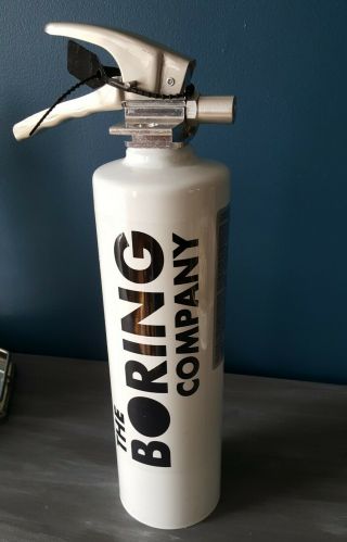 - The Boring Company - Collectible Fire Extinguisher (only) Elon Musk Tesla