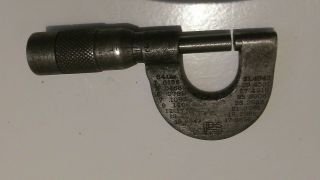 Vintage Mini Brown Sharpe Micrometer Machinist Milling Tool