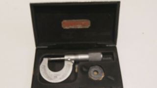 Vintage Nsk 0 - 1 " Micrometer Machinist Milling Tools
