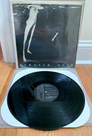 Scratch Acid Self Titled Vinyl Ep 1984 Jesus Lizard Shellac Nirvana Sonic Youth