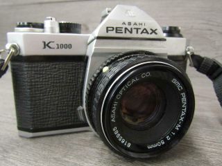 Vintage Asahi Pentax K1000 Film Camera 50mm F2 Lens Meter Parts Repair