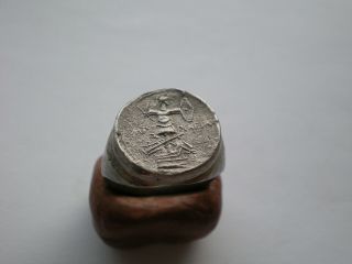 Very Rare Ancient Roman Legionary Silver Ring