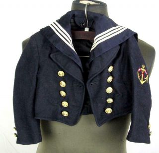 Ww2 Wwii German Navy Kriegsmarine Child Mascotte Tunic Jacket