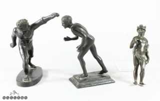 Antique Roman Bronze Grand Tour Athlete / Mercury Figures