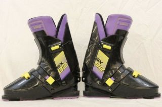 Vintage Salomon Sx 82 Hpc Rear Entry Ski Boots Black/purple 330 - 35 Unisex