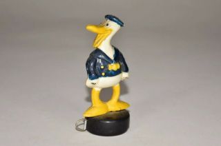 Extremely Rare Donald Duck Antique Celluloid Long Bill Figural Tape Measure - 3”h