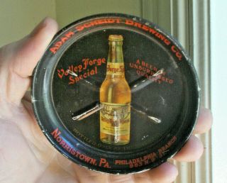 Norristown,  Pa Adam Scheidt Brewing Co Pre Prohibition Beer Advertising Tip Tray