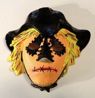 Vintage Walt Disney Scarecrow Of Romney Marsh Halloween Mask Ben Cooper 1960s