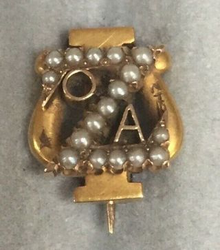 Zeta Psi Fraternity Pin