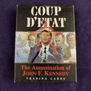 Coup D’etat The Assassination Of John F.  Kennedy 36 Trading Cards Boxed Set 1990