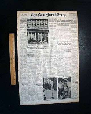 DR.  TIMOTHY LEARY Drugs LSD Experiments HIPPIES Psychedelic Era 1963 Newspaper 2
