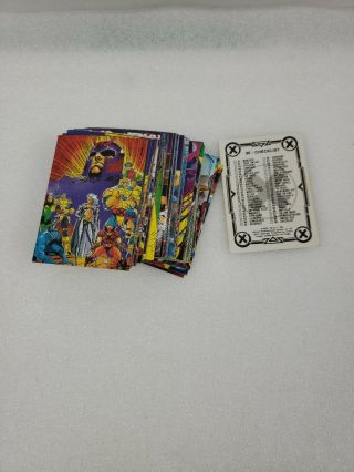 1991 Marvel X - Men Trading Cards Complete Base Set 1 - 90 Jim Lee Comic Images