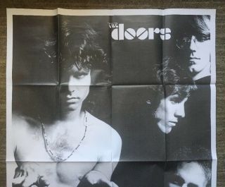 The Doors Vintage Poster Light My Fire Pin - up 1970 ' s Jim Morrison 70’s 3