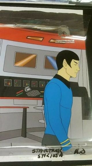 Star Trek Animation Cel Spock