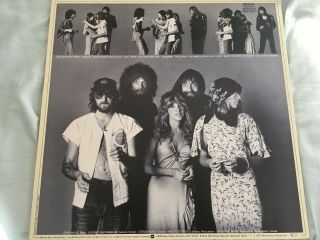 Fleetwood Mac LP Rumours Rare GEMA Pressing German Near Record Vinyl 2