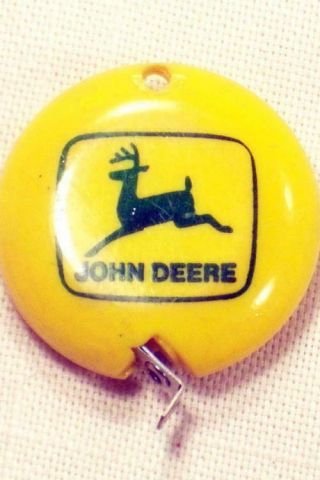 Rare John Deere Advertising Tape Measure Purina Feeds Dealer Glasgow Ky