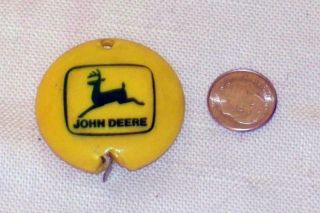 Rare John Deere Advertising Tape Measure PURINA FEEDS Dealer Glasgow Ky 3
